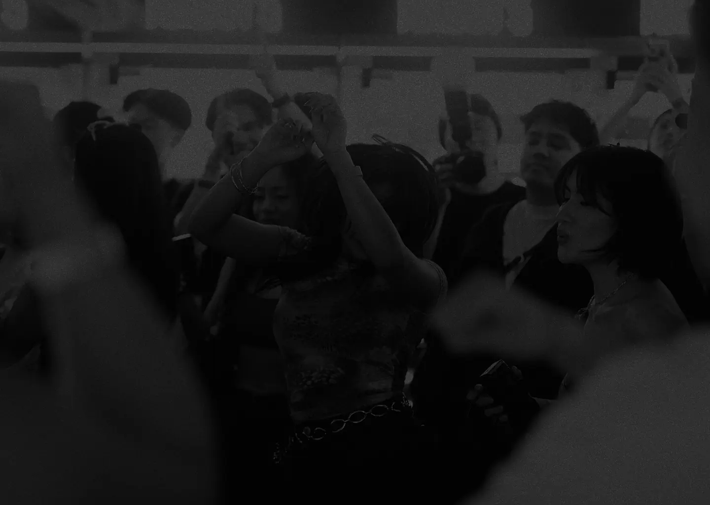 Crowd dancing background